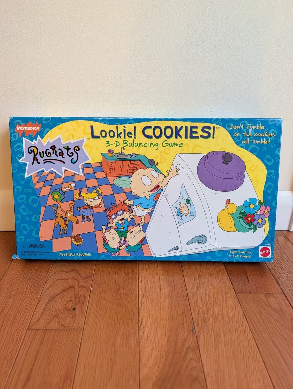 Rugrats Lookie! Cookies! 90's 3-D Balancing Board Game Nickelodeon Mattel 41533